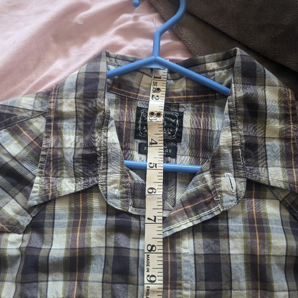 LUCKY BRAND ♡ Mens Western Shirt - Picture 9 of 13